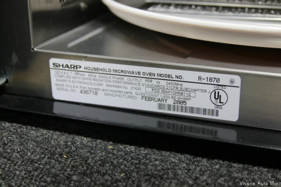 RV Appliances USED RV/MOTORHOME SHARP CAROUSEL CONVECTION MICROWAVE