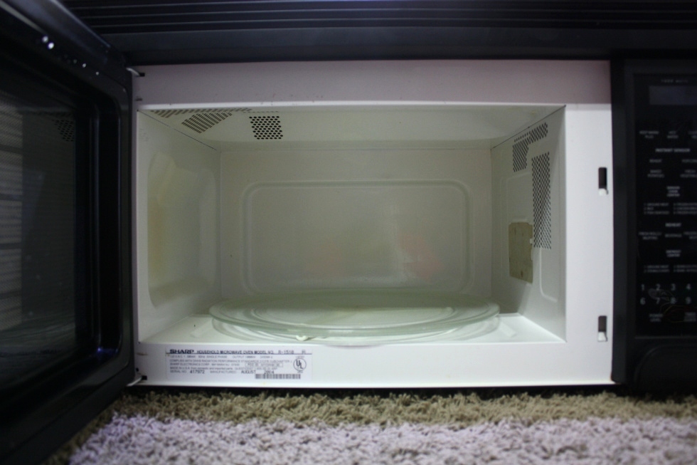 Rv Liances Used Motorhome Sharp Carousel Microwave Oven R Used Rv Motorhome Sharp Carousel Microwave Oven R 1510 For