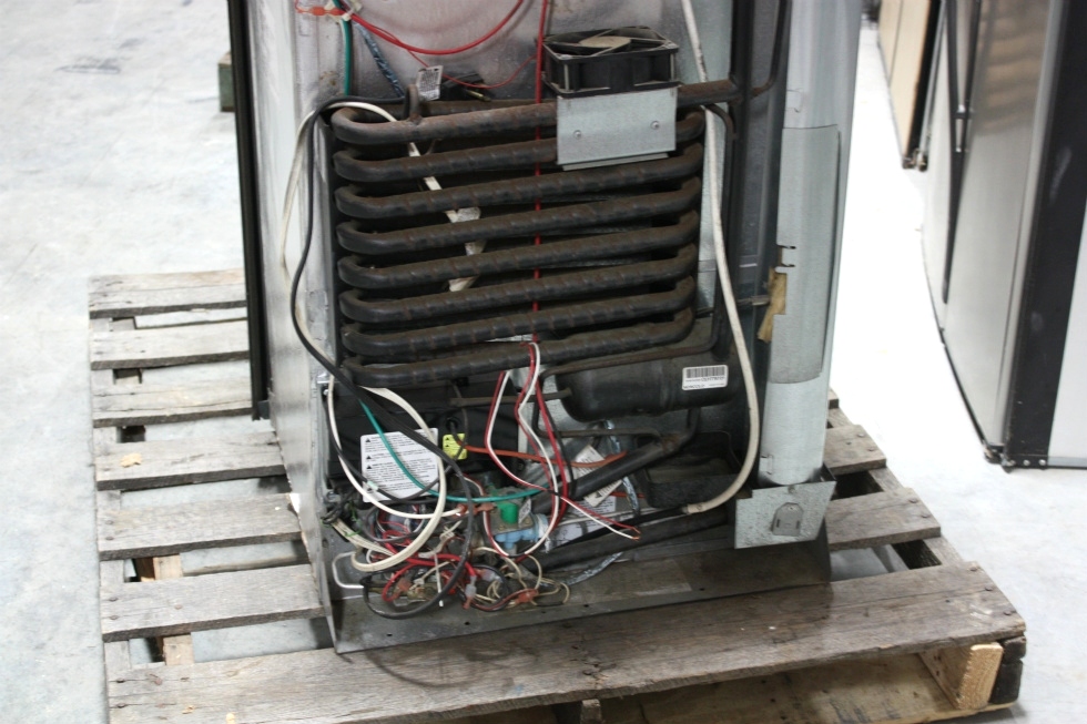 RV Appliances USED RV NORCOLD 2 DOOR WOOD PANEL N1095 REFRIGERATOR FOR