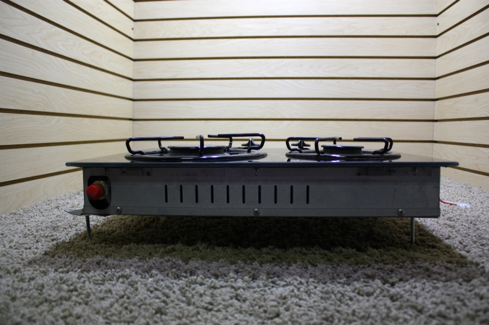 RV Appliances USED PRINCESS GOURMET 22771000 2 BURNER GLASS COOKTOP