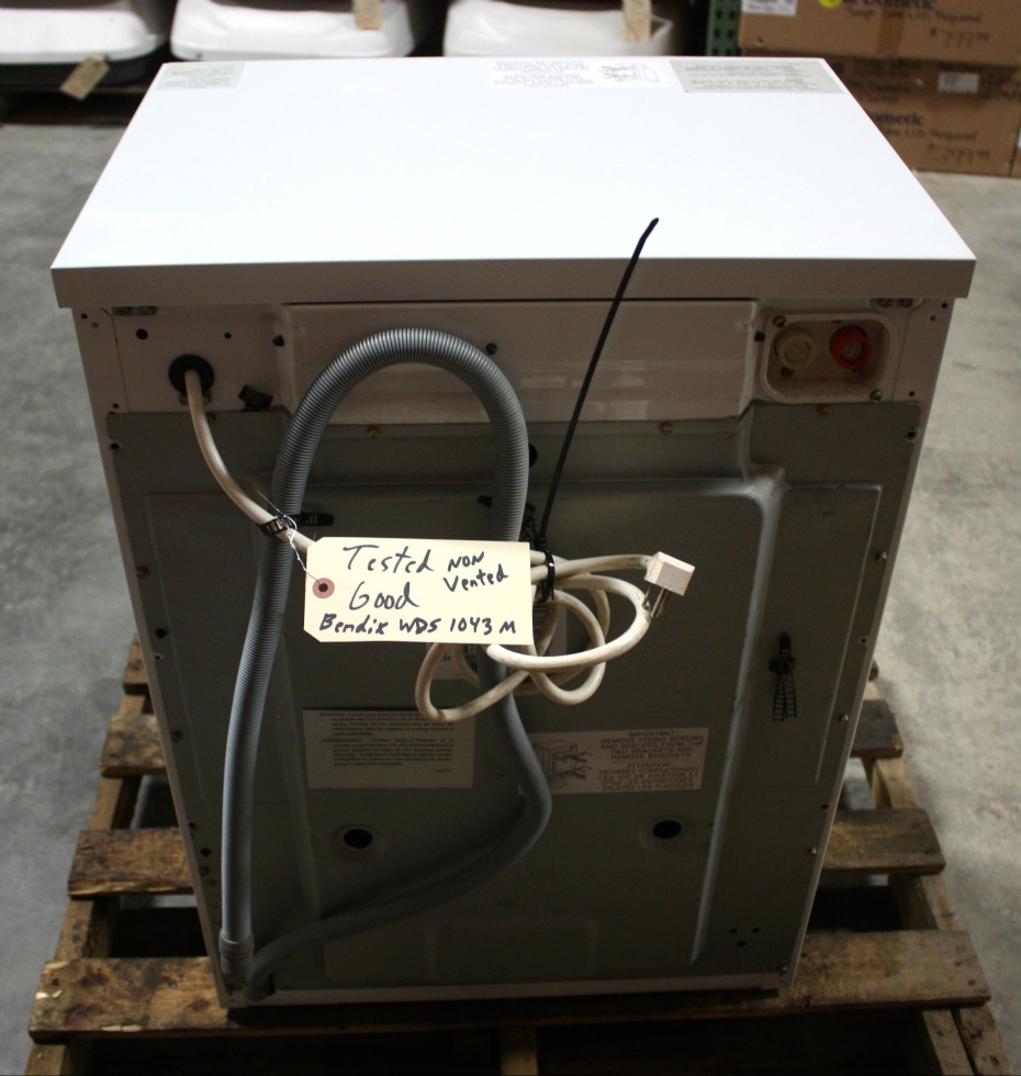 RV Appliances USED RV/MOTORHOME BENDIX NONVENTED WASHER/DRYER COMBO