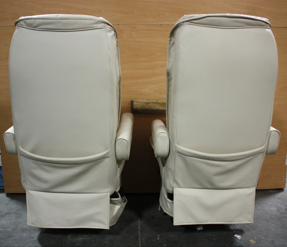 RV Furniture USED LEATHER FLEXSTEEL RV CAPTAIN CHAIRS FOR