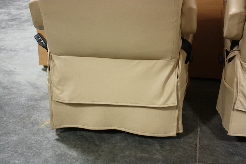 RV Furniture USED LEATHER FLEXSTEEL CAPTAIN CHAIR SET FOR